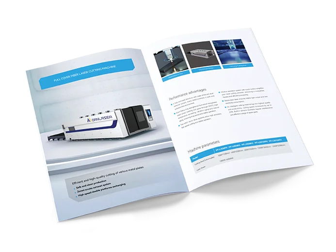 Laser cutting machine brochure