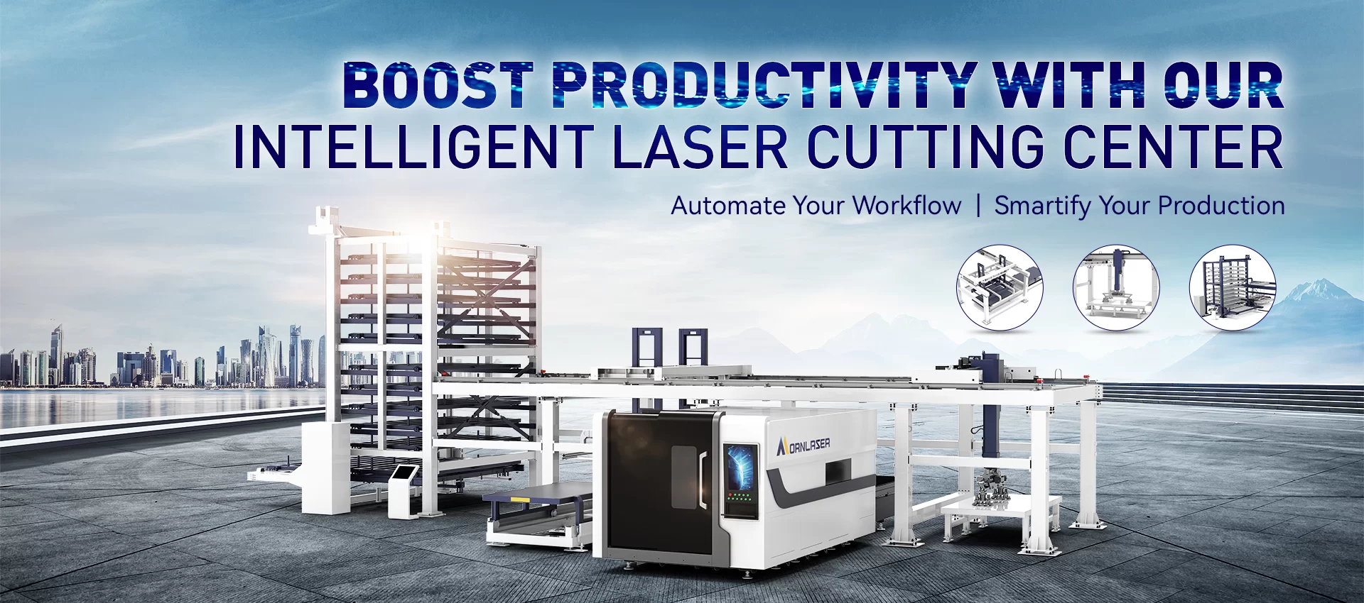Fully Automatic Loading & Unloading Laser Cutting Production Line
