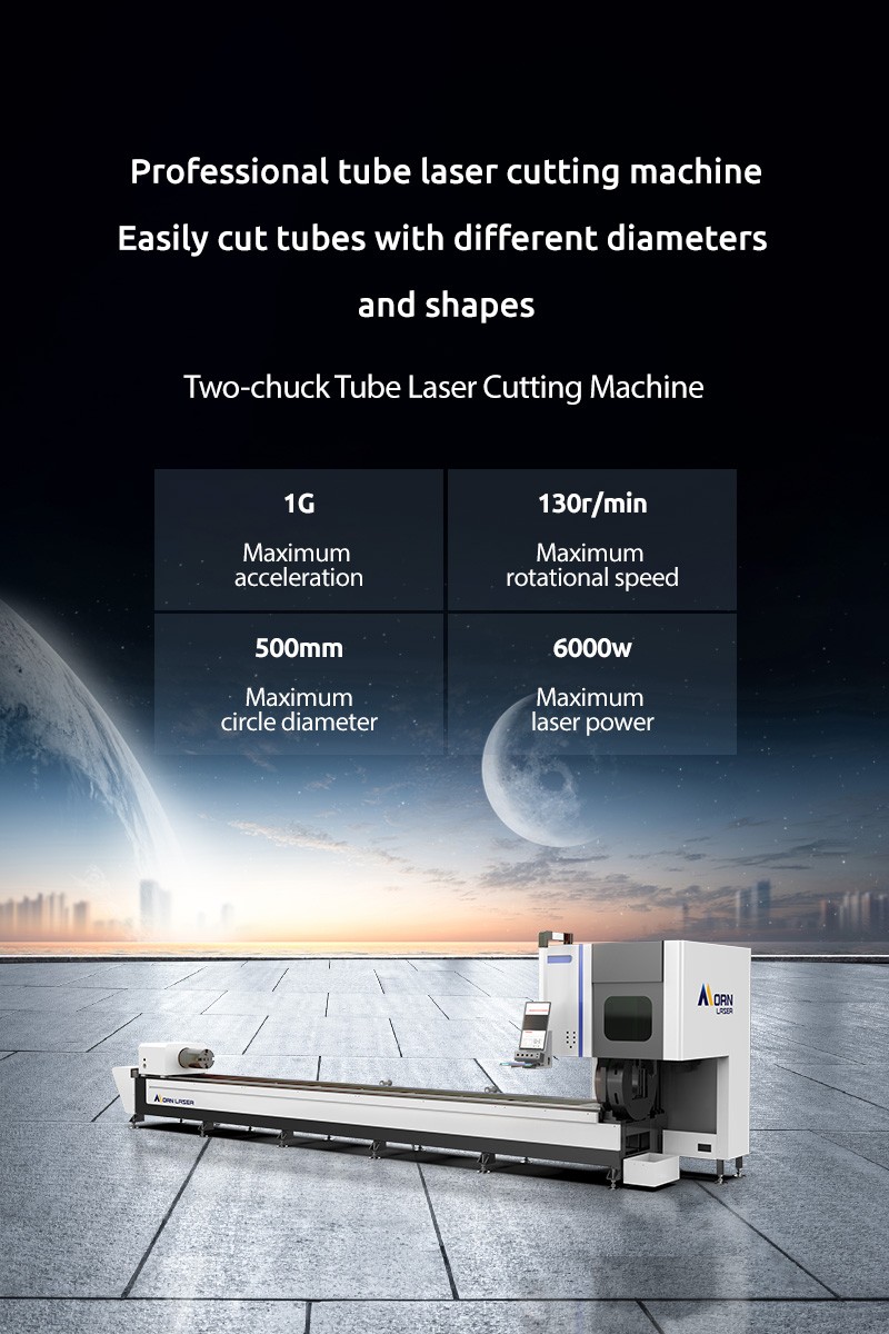 Two-chuck Tube Laser Cutting Machine