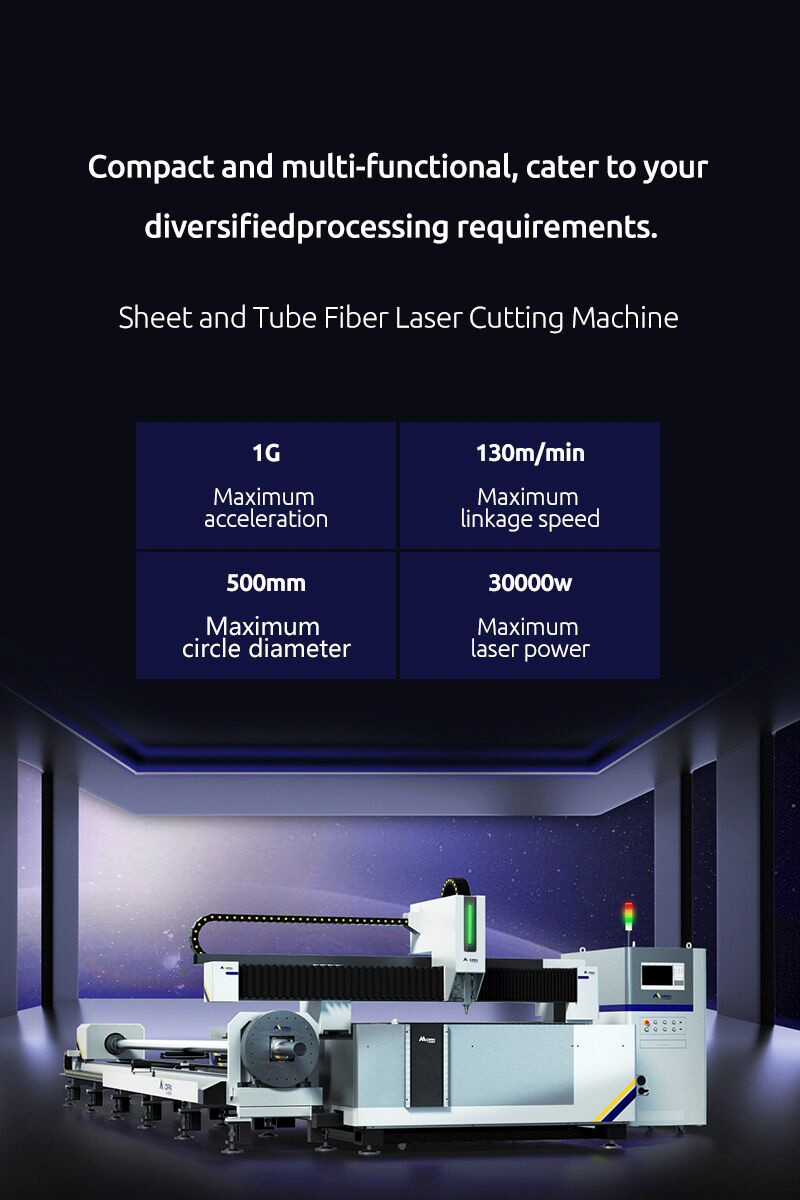 Sheet and Tube Fiber Laser Cutting Machine