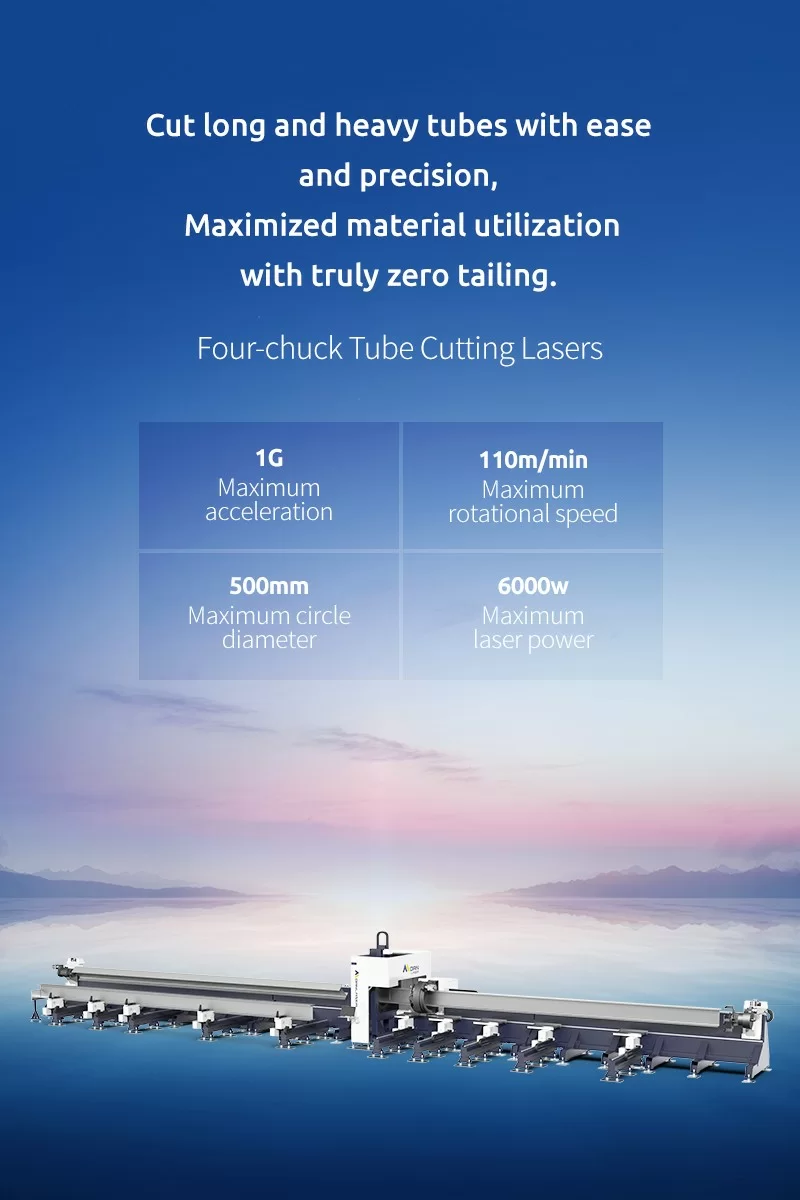 Four-chuck Tube Cutting Lasers