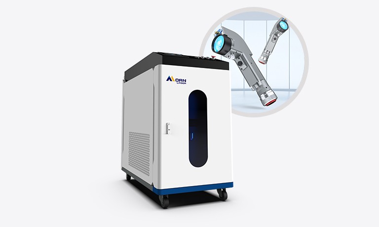 Continuous wave laser cleaning machine