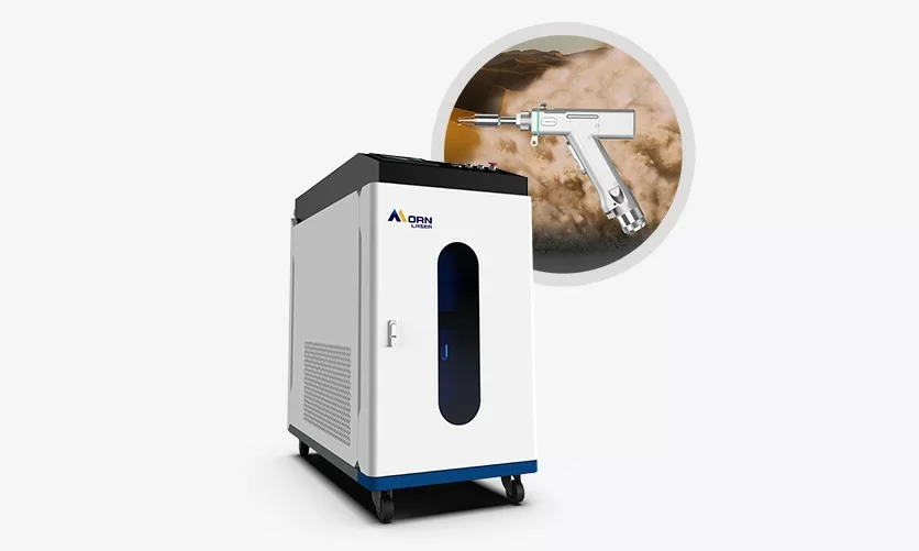 Integrated fiber laser welding machine