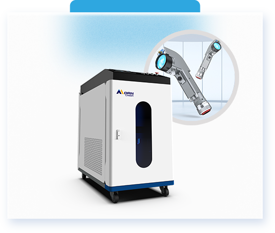 Continuous wave laser cleaning machine