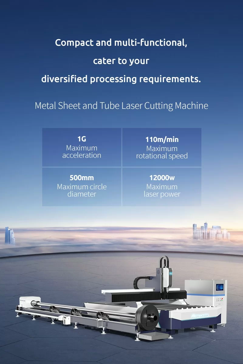 Sheet and Tube Fiber Laser Cutting Machine